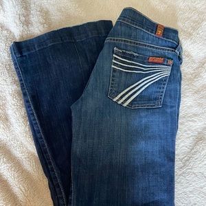 7 for all mankind dojo flip flop jeans